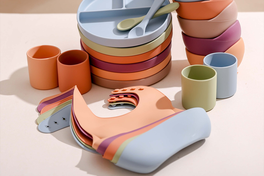 Baby Feeding Essentials Silicone Set