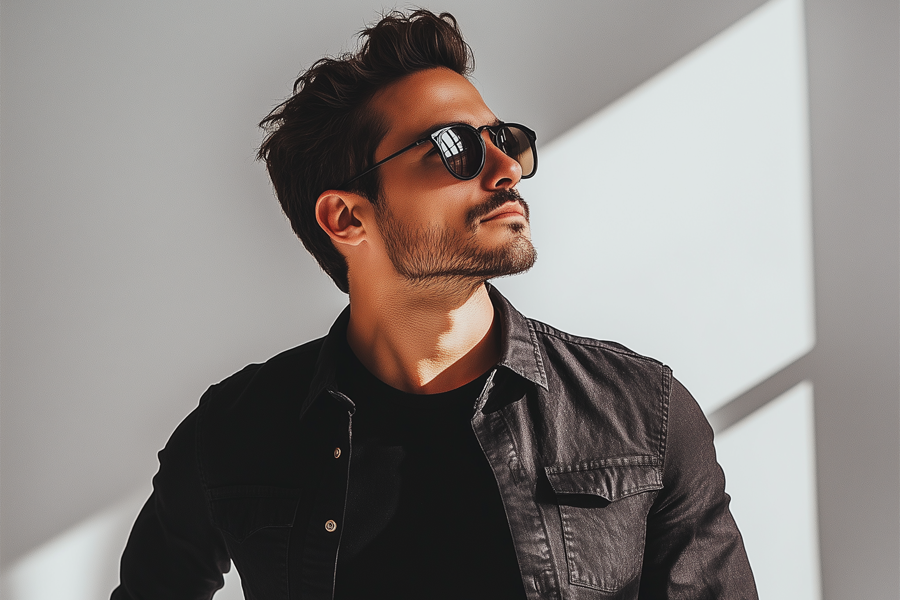 Sunglasses with Double Bridge
