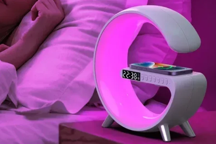 Bluetooth Speaker Wireless Charging Station
