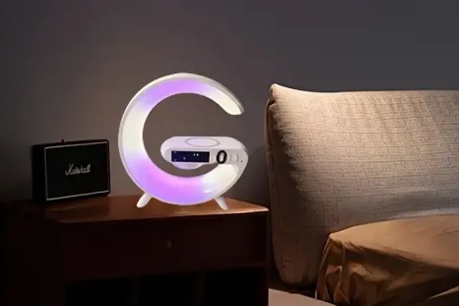 Bluetooth Speaker Wireless Charging Station